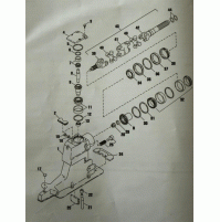 Drive Shaft Housing for Alpha One Gen II Upper - Serial Number: OL400040 & Up - 1998 & Up